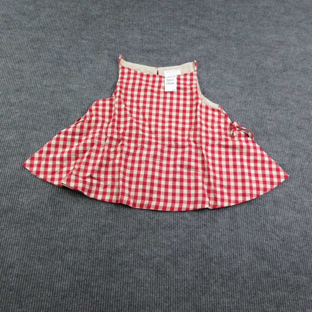 Petal & Pup Dress Womens S Red Gingham Fit & Flare Sundress Strappy NWT